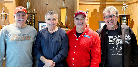 Men's Wednesday Team A winners